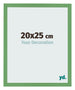 Bilderrahmen 20x25 cm Grun MDF Bologna Vorne Messe | Yourdecoration.at