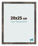 Bilderrahmen 20x25 cm Oxidiertes Metall MDF Bologna Vorne Messe | Yourdecoration.at