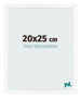 Bilderrahmen 20x25 cm Weiss Matt MDF Bologna Vorne Messe | Yourdecoration.at