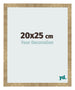 Bilderrahmen 20x25cm Gold Antik MDF Bologna Vorne Messe | Yourdecoration.at