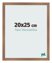 Bilderrahmen 20x25cm Kupfer Dekor MDF Bologna Vorne Messe | Yourdecoration.at