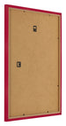 Bilderrahmen 20x25cm Rot MDF Bologna Ruckseite Schrag | Yourdecoration.at