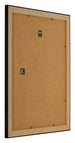 Bilderrahmen 20x25cm Schwarz Silber Poliert MDF Pisa Ruckseite Schrag | Yourdecoration.at