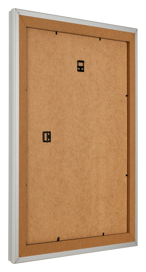Bilderrahmen 20x25cm Silber Matt MDF Lazio Ruckseite Schrag | Yourdecoration.at