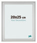 Bilderrahmen 20x25cm Silber Matt MDF Lazio Vorne Messe | Yourdecoration.at