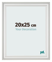 Bilderrahmen 20x25cm Weiss Gewischt MDF Lazio Vorne Messe | Yourdecoration.at