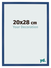 Bilderrahmen 20x28 cm Dunkelblau MDF Bologna Vorne Messe | Yourdecoration.at