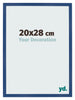Bilderrahmen 20x28 cm Dunkelblau MDF Bologna Vorne Messe | Yourdecoration.at