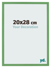 Bilderrahmen 20x28 cm Grun MDF Bologna Vorne Messe | Yourdecoration.at