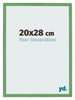 Bilderrahmen 20x28 cm Grun MDF Bologna Vorne Messe | Yourdecoration.at