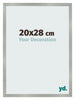 Bilderrahmen 20x28cm Aluminium Gebürstet MDF Bologna Vorne Messe | Yourdecoration.at