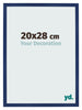 Bilderrahmen 20x28cm Dunkelblau Gewischt MDF Bologna Vorne Messe | Yourdecoration.at