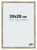 Bilderrahmen 20x28cm Gold Antik MDF Bologna Vorne Messe | Yourdecoration.at
