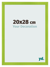 Bilderrahmen 20x28cm Grün MDF Pisa Vorne Messe | Yourdecoration.at