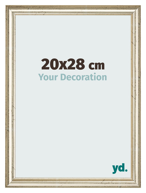 Bilderrahmen 20x28cm Metallglanz MDF Lazio Vorne Messe | Yourdecoration.at