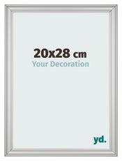 Bilderrahmen 20x28cm Silber Matt MDF Lazio Vorne Messe | Yourdecoration.at