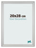 Bilderrahmen 20x28cm Silber Matt MDF Lazio Vorne Messe | Yourdecoration.at