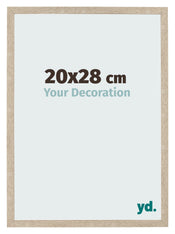 Bilderrahmen 20x28cm Sonoma Eiche MDF Bologna Vorne Messe | Yourdecoration.at