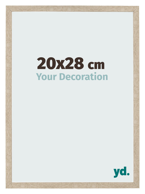 Bilderrahmen 20x28cm Sonoma Eiche MDF Bologna Vorne Messe | Yourdecoration.at