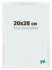 Bilderrahmen 20x28cm Weiß Vintage MDF Pisa Vorne Messe | Yourdecoration.at