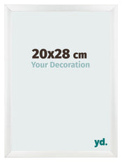 Bilderrahmen 20x28cm Weiß Vintage MDF Pisa Vorne Messe | Yourdecoration.at