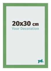 Bilderrahmen 20x30 cm Grun MDF Bologna Vorne Messe | Yourdecoration.at