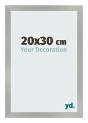 Bilderrahmen 20x30cm Aluminium Gebürstet MDF Bologna Vorne Messe | Yourdecoration.at