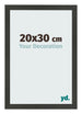 Bilderrahmen 20x30cm Antrazit MDF Bologna Vorne Messe | Yourdecoration.at