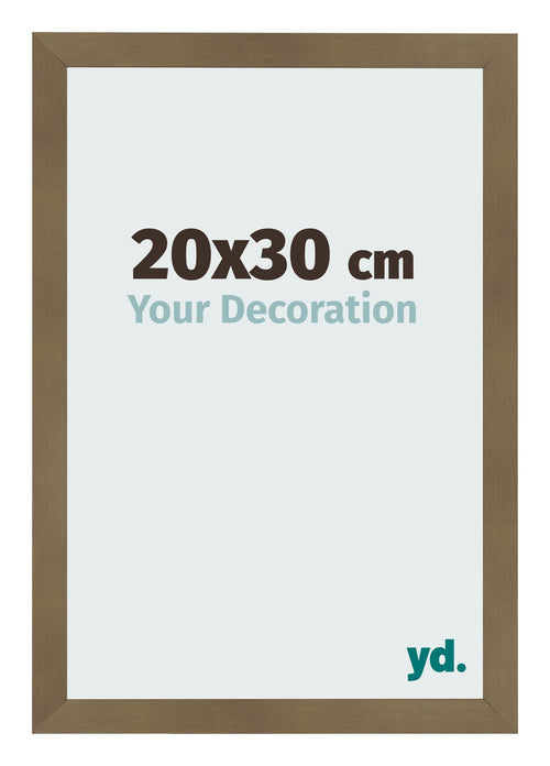 Bilderrahmen 20x30cm Bronze Dekor MDF Bologna Vorne Messe | Yourdecoration.at