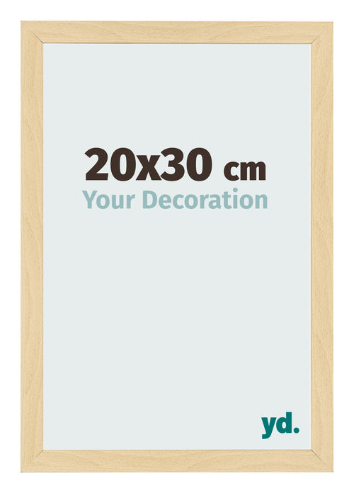Bilderrahmen 20x30cm Buche Dekor MDF Bologna Vorne Messe | Yourdecoration.at