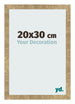Bilderrahmen 20x30cm Gold Antik MDF Bologna Vorne Messe | Yourdecoration.at