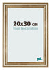 Bilderrahmen 20x30cm Gold Antik MDF Lazio Vorne Messe | Yourdecoration.at