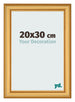 Bilderrahmen 20x30cm Gold Matt MDF Lazio Vorne Messe | Yourdecoration.at