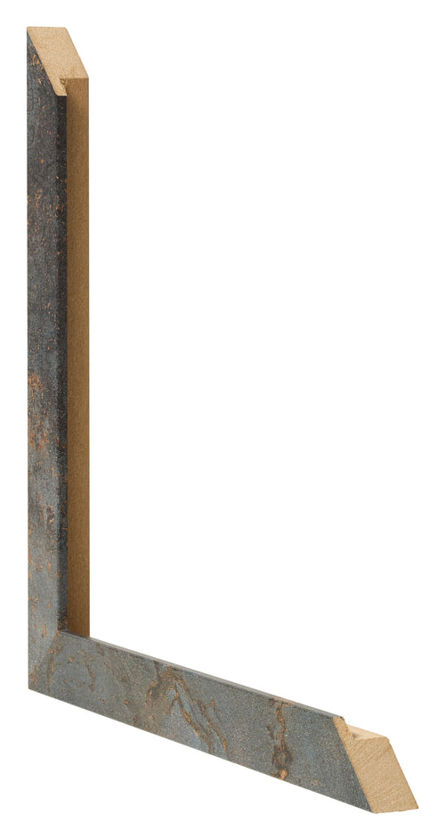 Bilderrahmen 20x30cm Oxidiertes Metall MDF Bologna Detail Querschnitte | Yourdecoration.at