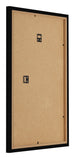 Bilderrahmen 20x30cm Schwarz Hochglanz MDF Bologna Ruckseite Schrag | Yourdecoration.at