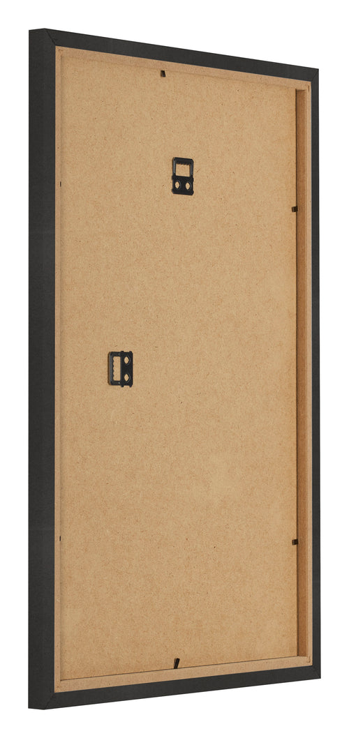 Bilderrahmen 20x30cm Schwarz Matt MDF Bologna Ruckseite Schrag | Yourdecoration.at