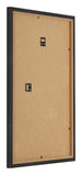 Bilderrahmen 20x30cm Schwarz Matt MDF Bologna Ruckseite Schrag | Yourdecoration.at