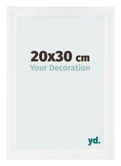 Bilderrahmen 20x30cm Weiß Vintage MDF Pisa Vorne Messe | Yourdecoration.at