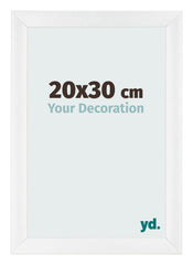 Bilderrahmen 20x30cm Weiß Vintage MDF Pisa Vorne Messe | Yourdecoration.at