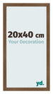 Bilderrahmen 20x40 cm Eiche Rustikal MDF Bologna Vorne Messe | Yourdecoration.at