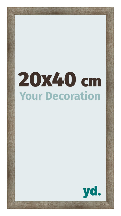 Bilderrahmen 20x40 cm Metall Vintage MDF Bologna Vorne Messe | Yourdecoration.at