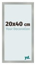 Bilderrahmen 20x40cm Aluminium Gebürstet MDF Bologna Vorne Messe | Yourdecoration.at