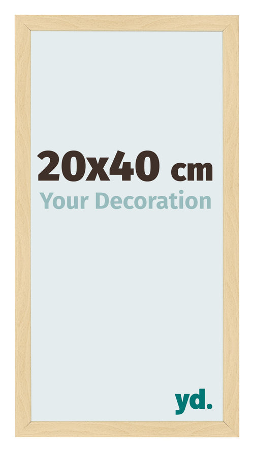 Bilderrahmen 20x40cm Buche Dekor MDF Bologna Vorne Messe | Yourdecoration.at