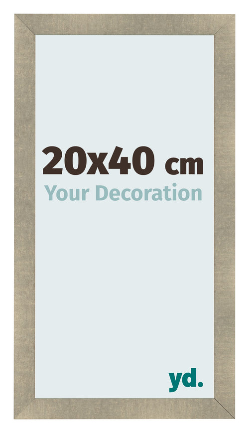 Bilderrahmen 20x40cm Gold Vintage MDF Pisa Vorne Messe | Yourdecoration.at