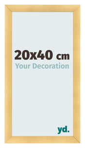 Bilderrahmen 20x40cm Gold Vintage MDF Pisa Vorne Messe | Yourdecoration.at