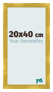 Bilderrahmen 20x40cm Gold Vintage MDF Pisa Vorne Messe | Yourdecoration.at