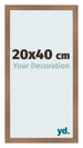 Bilderrahmen 20x40cm Kupfer Dekor MDF Bologna Vorne Messe | Yourdecoration.at