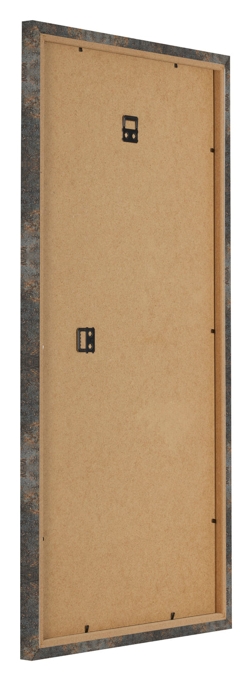 Bilderrahmen 20x40cm Oxidiertes Metall MDF Bologna Ruckseite Schrag | Yourdecoration.at