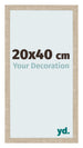 Bilderrahmen 20x40cm Sonoma Eiche MDF Bologna Vorne Messe | Yourdecoration.at