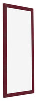 Bilderrahmen 20x40cm Weinrot Gewischt MDF Bologna Vorne Schrag | Yourdecoration.at